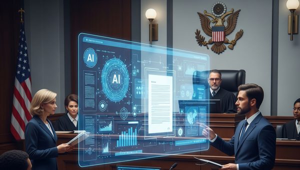 AI w sądzie? Kalifornia mówi: „OK, ale pod warunkiem, że gramy według reguł!”